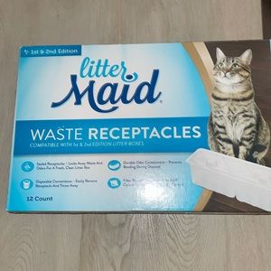 New Littermaid Waste Receptacles, 12 count box